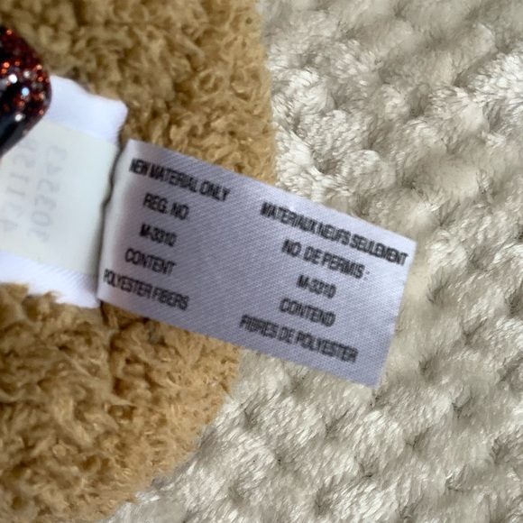 Old Navy Plush Tan Bear Stuffed Animal Toy Embroidered Nose - Picture 10 of 11